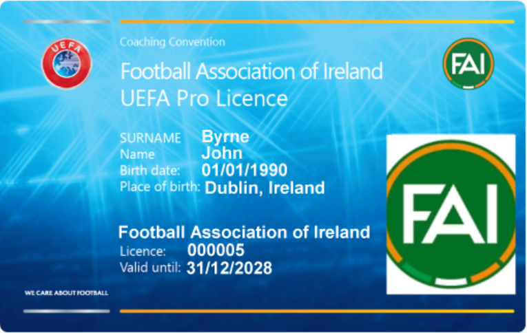 Buy UEFA Coaching License from respective UEFA Confederations
